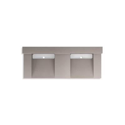 ConstellationE 60'' wall-mount basin lavatory system with backsplash by Kohler