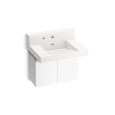 ConstellationE 30'' wall-mount lavatory system with backsplash by Kohler