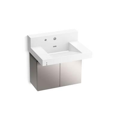 ConstellationE 30'' wall-mount lavatory system with backsplash by Kohler