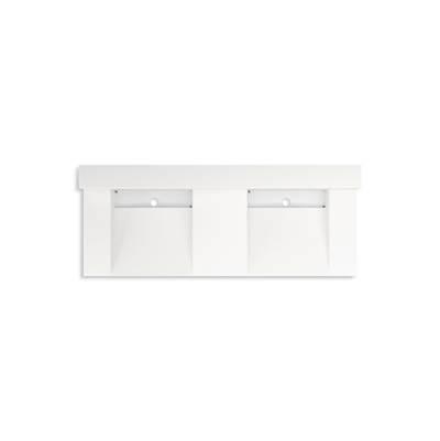 ConstellationE 60'' wall-mount basin lavatory system with backsplash by Kohler