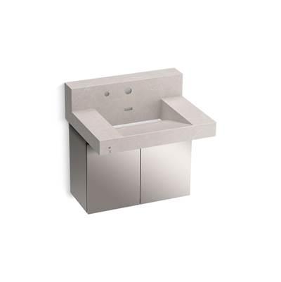 ConstellationE 30'' wall-mount lavatory system with backsplash by Kohler