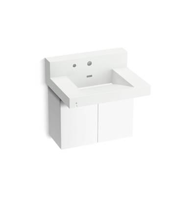 ConstellationE 30'' wall-mount lavatory system with backsplash by Kohler