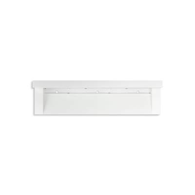 ConstellationE 90'' wall-mount trough lavatory system with backsplash