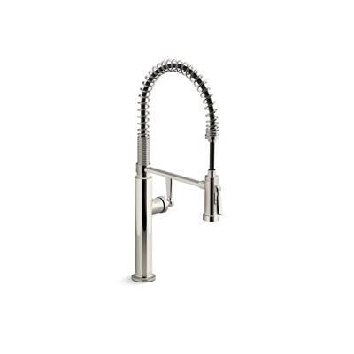 EdalynE by Studio McGee Semi-professional kitchen sink faucet with two-function sprayhead