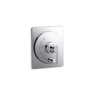 CastiaE by Studio McGee Rite-Temp valve trim with push-button diverter by Kohler