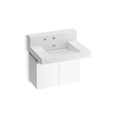 ConstellationE 30'' wall-mount lavatory system with backsplash by Kohler