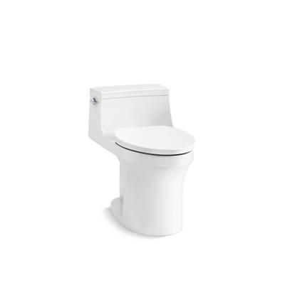 San Souci One-piece compact elongated toilet with concealed trapway, 1.28 gpf