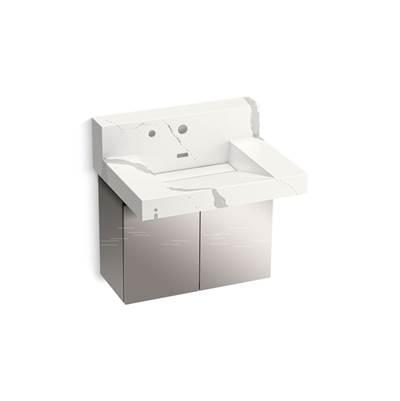 ConstellationE 30'' wall-mount lavatory system with backsplash by Kohler
