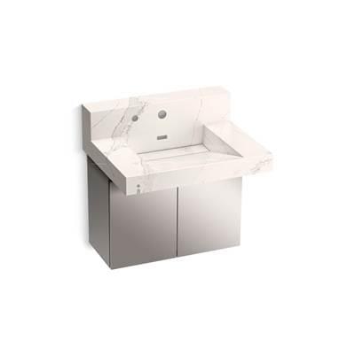 ConstellationE 30'' wall-mount lavatory system with backsplash by Kohler