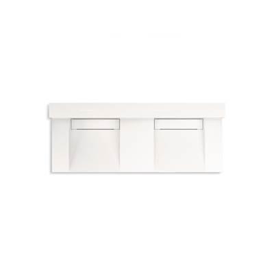 ConstellationE 60'' wall-mount basin lavatory system with backsplash by Kohler