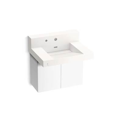 ConstellationE 30'' wall-mount lavatory system with backsplash by Kohler