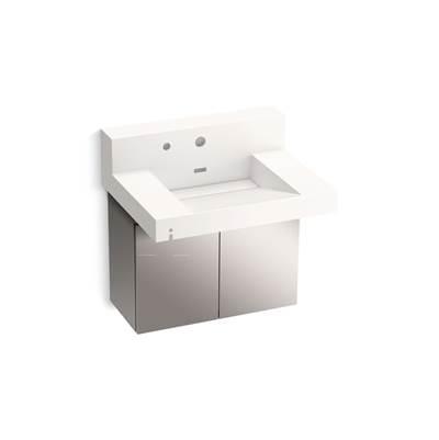 ConstellationE 30'' wall-mount lavatory system with backsplash by Kohler