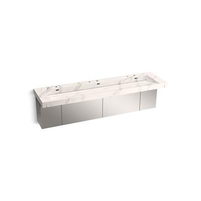 ConstellationE 90'' wall-mount trough lavatory system by Kohler