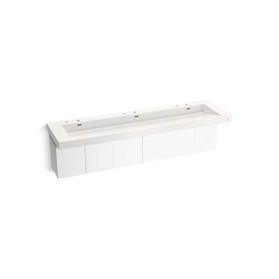 ConstellationE 90'' wall-mount trough lavatory system by Kohler