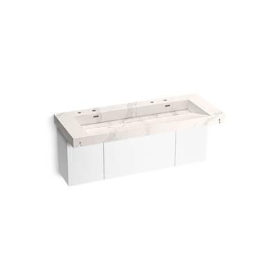 ConstellationE 60'' wall-mount trough lavatory system by Kohler