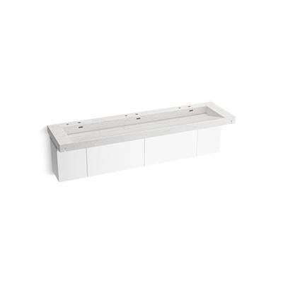 ConstellationE 90'' wall-mount trough lavatory system by Kohler