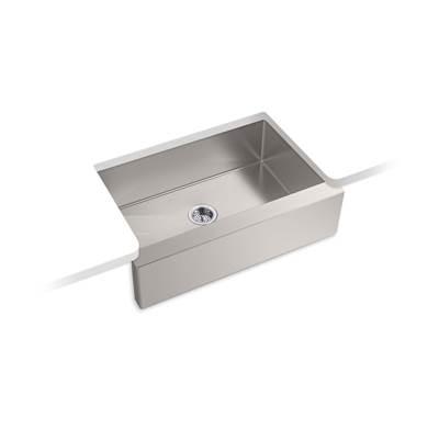 Kohler Strive Kitchen Sink | 33-1/2" | Undermount Farmhouse | Single-Bowl | SilentShield - Stainless Steel by Kohler