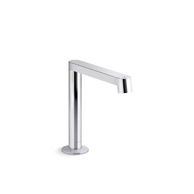 Components Touchless single-hole lavatory faucet with Kinesis sensor technology and temperature mixer, DC-powered, 0.5 gpm