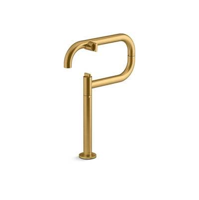 Kohler Components Deck-mount pot filler - Vibrant Brushed Moderne Brass