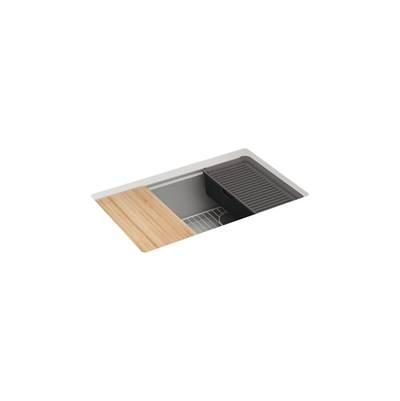 BillingsE 29'' undermount single-bowl workstation kitchen sink