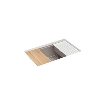 BillingsE 29'' undermount single-bowl workstation kitchen sink by Kohler