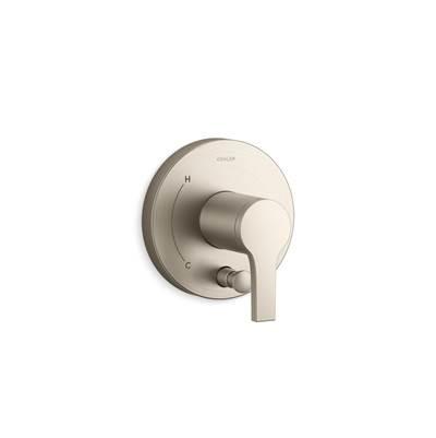 Elate Rite-Temp valve trim with diverter - Vibrant Brushed Nickel by Kohler