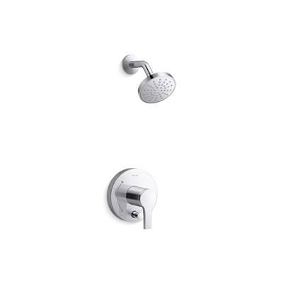 Elate Rite-Temp Shower Trim Kit With Push-Button Diverter 2.5 GPM - Polished Chrome by Kohler