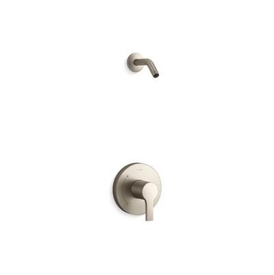 Elate Rite-Temp Shower Trim Kit Without Showerhead - Vibrant Brushed Nickel by Kohler