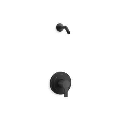 Elate Rite-Temp Shower Trim Kit Without Showerhead - Matte Black by Kohler