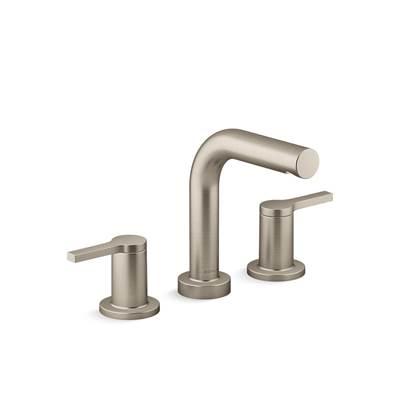 Elate Deck-mount bath faucet trim - Vibrant Brushed Nickel by Kohler