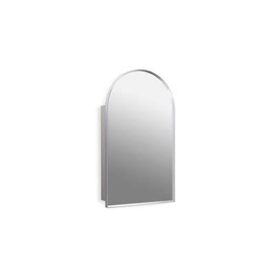 Verdera 20'' X 34'' Arched Framed Medicine Cabinet Left-Hinged - Polished Chrome