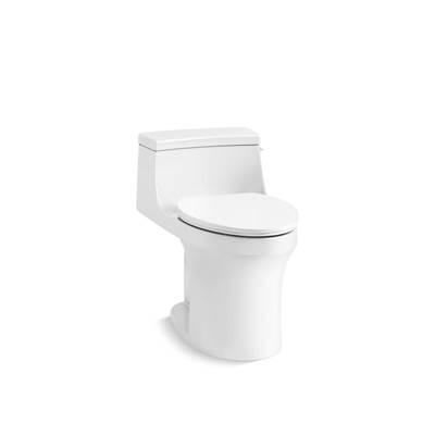 San Souci One-piece compact elongated toilet with concealed trapway, 1.28 gpf