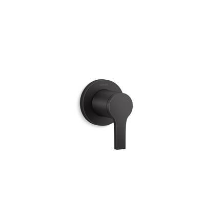 Elate Mastershower Transfer Valve Trim - Matte Black by Kohler