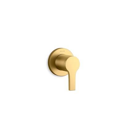 Elate Mastershower Transfer Valve Trim - Vibrant Brushed Moderne Brass by Kohler