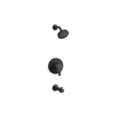 Elate Rite-Temp Bath And Shower Trim Kit 1.5 GPM - Matte Black by Kohler