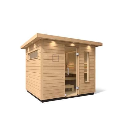 Six-person Outdoor Sauna - Douglas Fir by Kohler