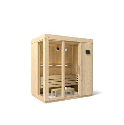 Three-person Indoor Sauna - Scandinavian Spruce by Kohler