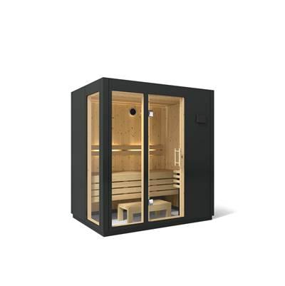 Three-person Indoor Sauna - Graphite Grey