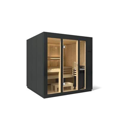 Five-person Indoor Sauna With Floor - Graphite Grey