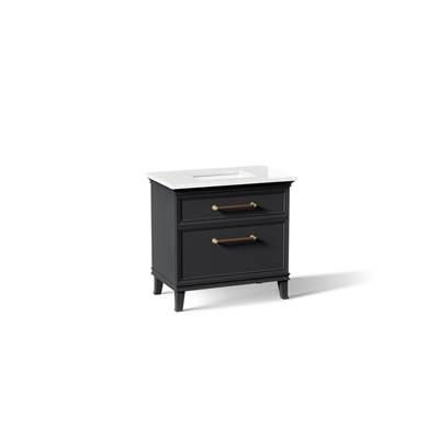 36'' bathroom vanity cabinet with sink and quartz top by Kohler