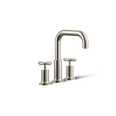 Kohler Purist Deck-mount Bath Faucet Trim with Cross Handles - Vibrant Polished Nickel by Kohler