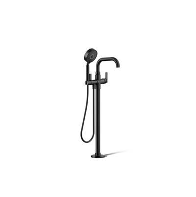 CastiaE by Studio McGee Floor-mount bath filler trim with handshower by Kohler