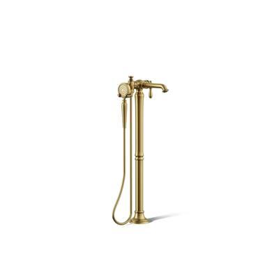 Artifacts Floor-mount bath filler trim with handshower by Kohler