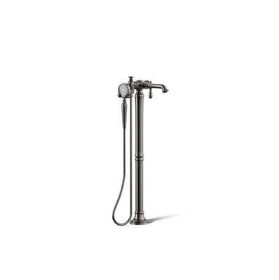 Artifacts Floor-mount bath filler trim with handshower by Kohler