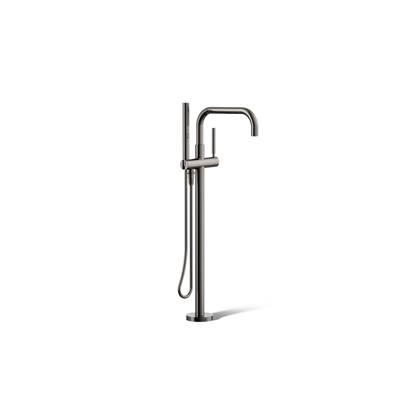 Kohler Purist Floor-mount Bath Filler Trim with Handshower - Vibrant Titanium by Kohler