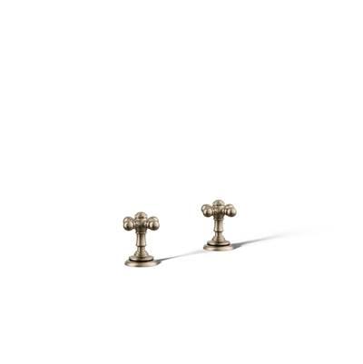 Artifacts Deck-mount bath faucet handle trim with Cross design by Kohler