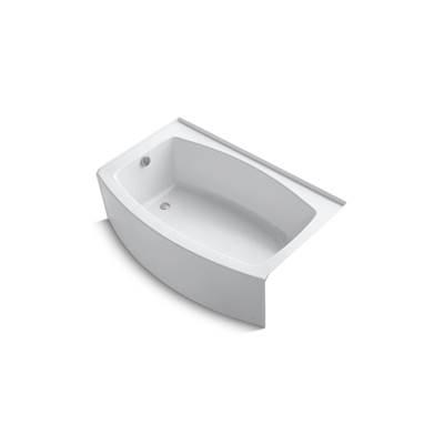 Expanse 60'' x 32'' alcove bath, left drain - White by Kohler