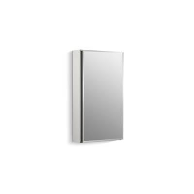 15'' W x 26'' H aluminum single-door medicine cabinet with mirrored door, beveled edges by Kohler