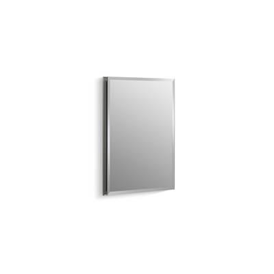 16'' W x 20'' H aluminum single-door medicine cabinet with mirrored door, beveled edges by Kohler