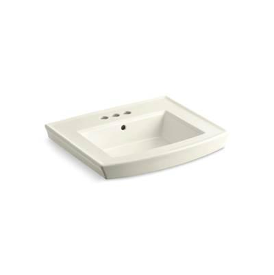 Archer 24'' rectangular pedestal bathroom sink